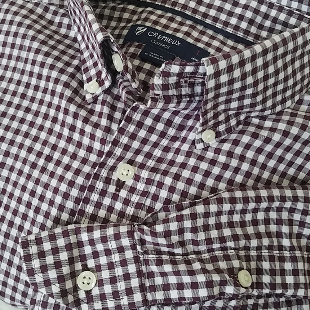 Daniel Cremieux gingam shirt